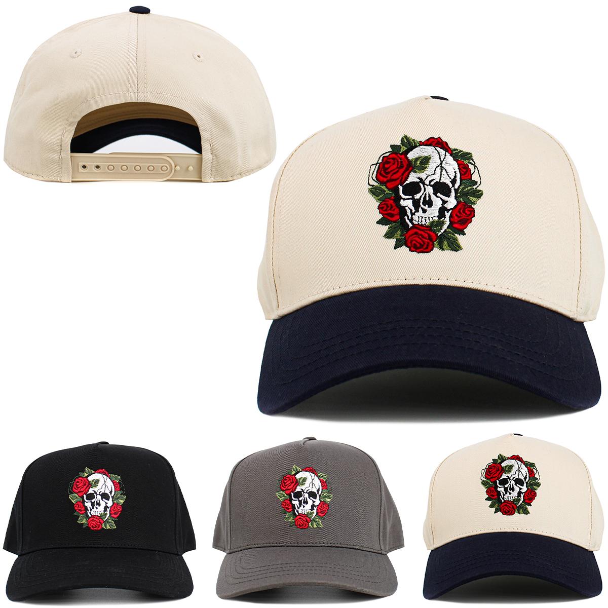 SKULL Rose Ballcap